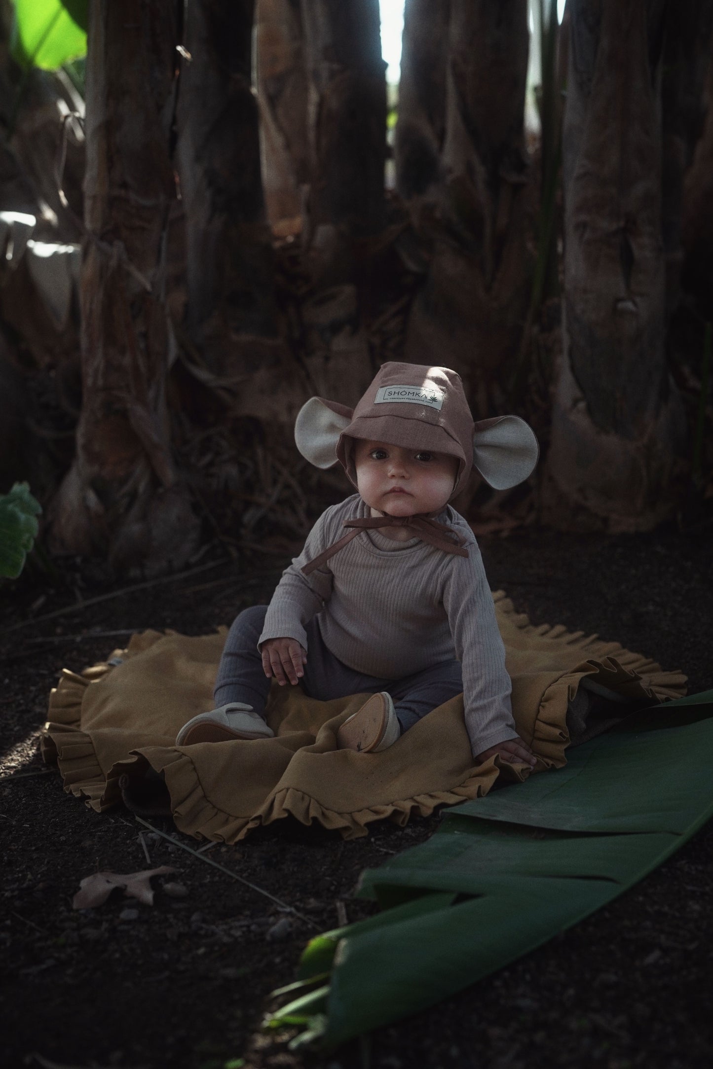 【オーダー会】'MONKEY' LINEN BONNET [SHOMKA] 【2026年4月中旬以降順次発送】