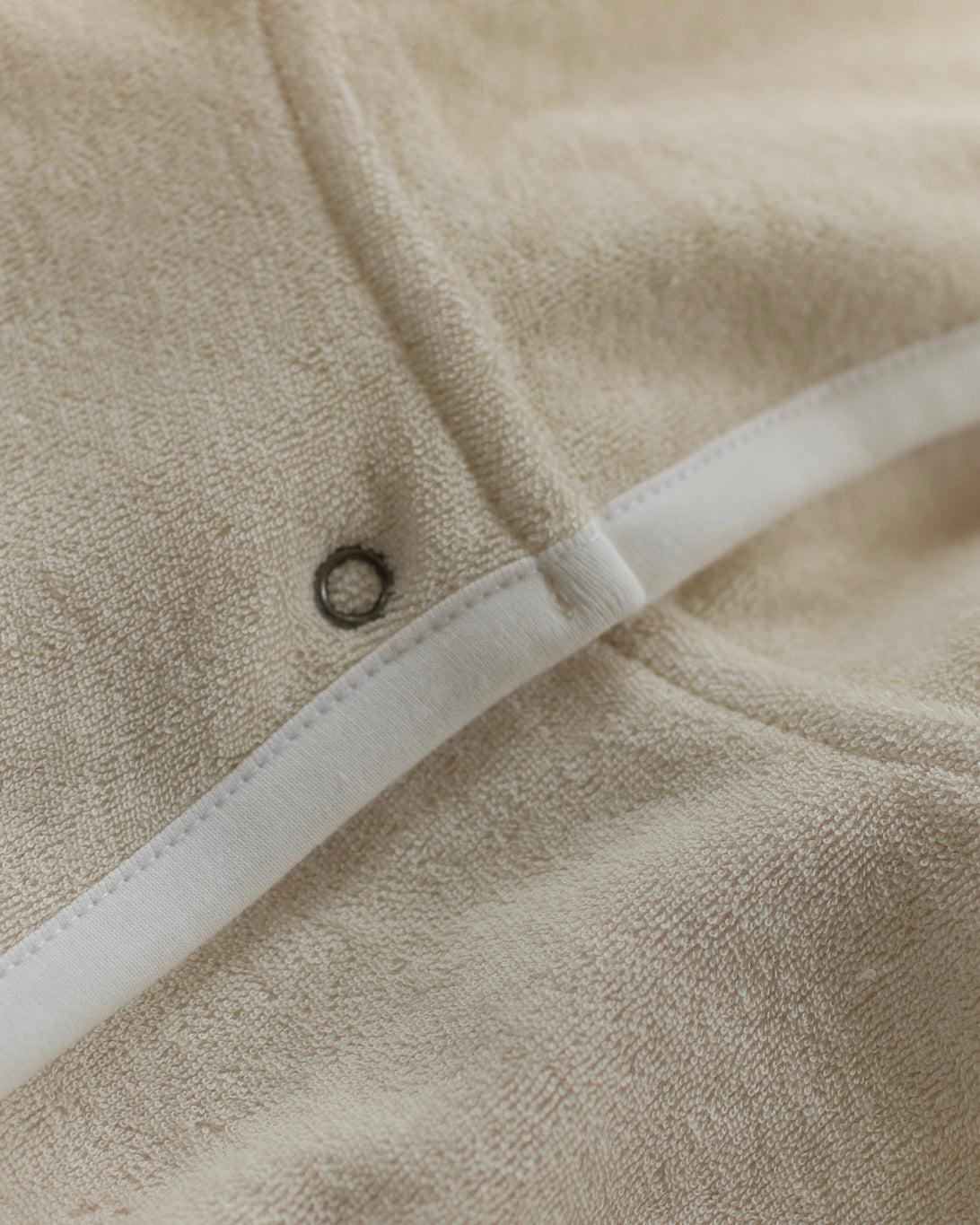 Towel Poncho - Ecru Cream [EARTH THE ARCHIVE] (26AW)
