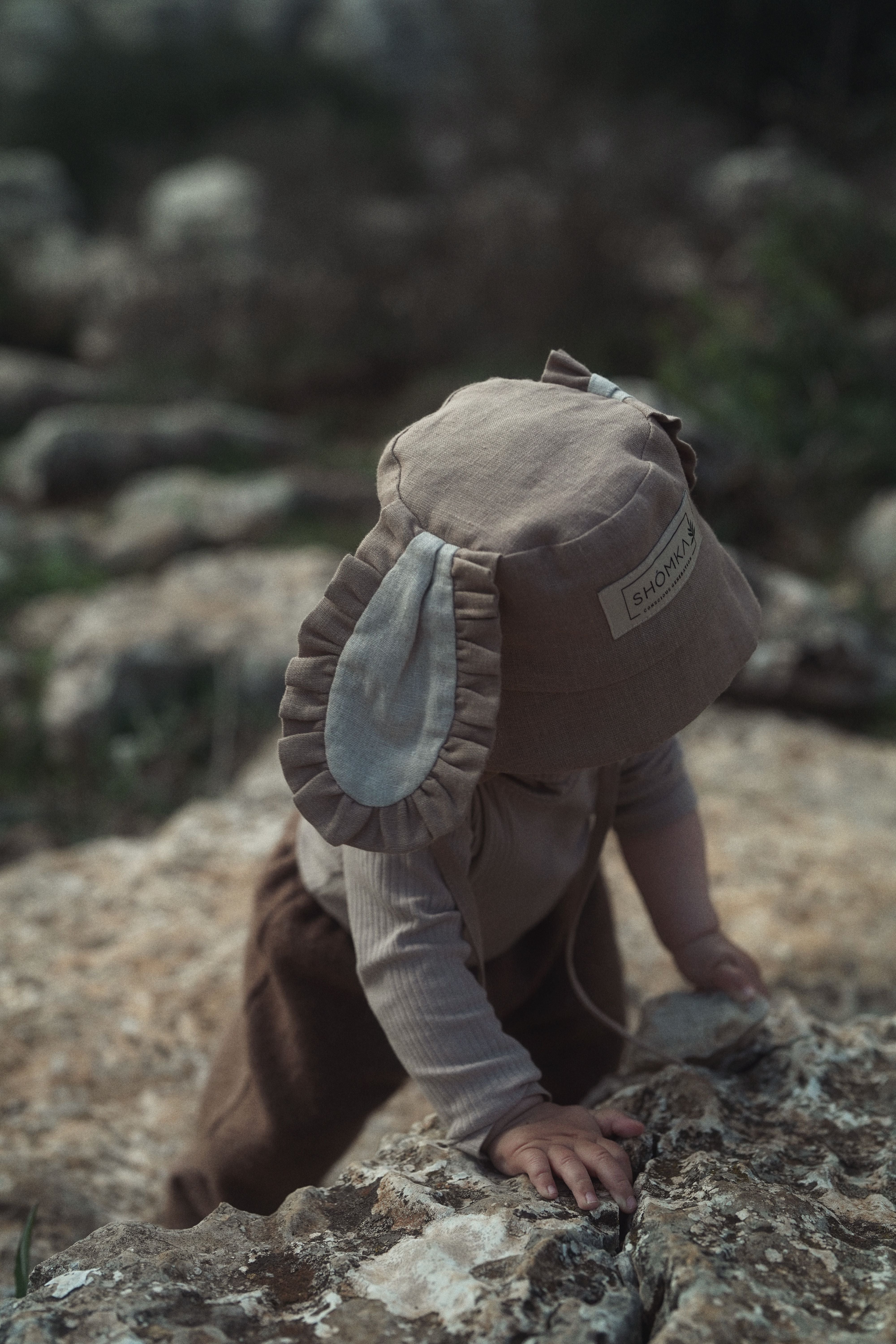 帽子 SHOMKA puppy hat 51cm オーダー会】'PUPPY' LINEN HAT [SHOMKA] 【2026年5月下旬以降順次発送