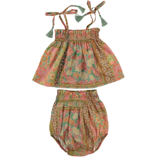 Claire Baby Set - Floral Patchwork [bebe organic] (26SS)