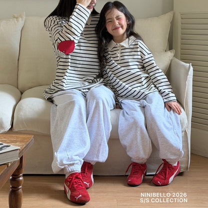 【予約販売】Heart patch color tee(adult) [NINIBELLO] (26SS)【2026年2月下旬以降順次発送】