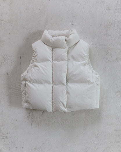 Padded vest - Cream [EARTH THE ARCHIVE] (26AW)