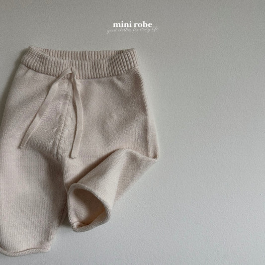 [minirobe] doldol knit pants - SS24