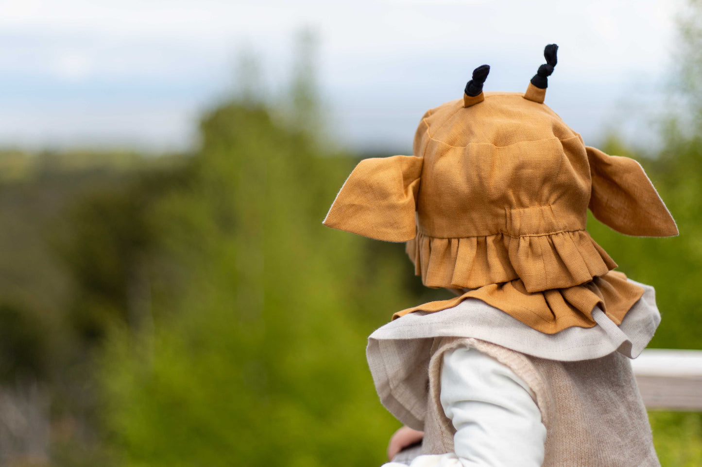 【オーダー会】'GIRAFFE' LINEN HAT [SHOMKA] 【2026年4月中旬以降順次発送】