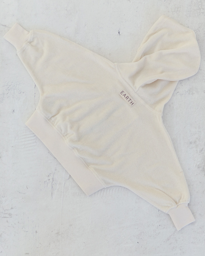 Volume hoodie - Ecru Cream [EARTH THE ARCHIVE] (26AW)