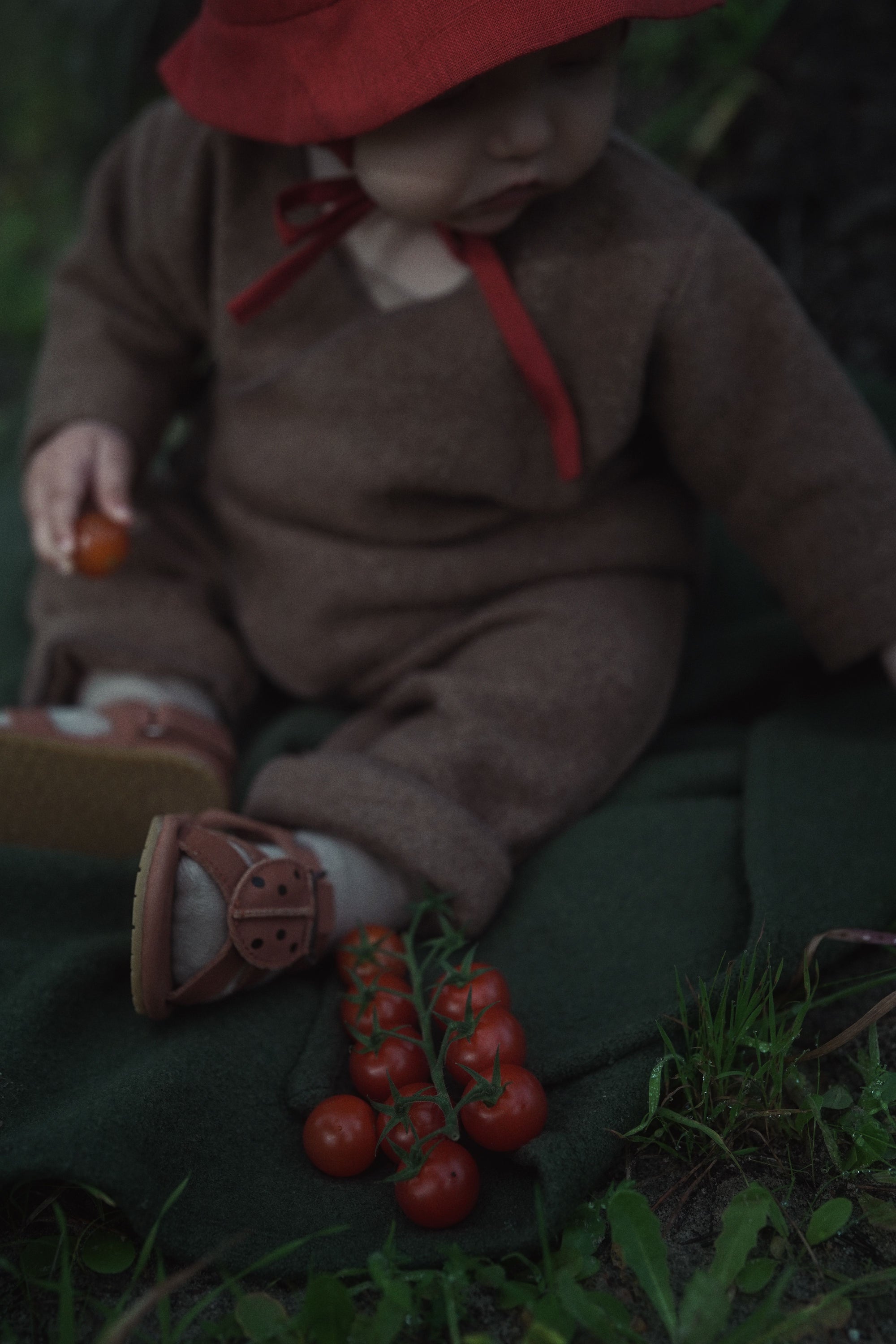 【オーダー会】'TOMATO' LINEN FRUITS HAT [SHOMKA] 【2026年5月下旬以降順次発送】