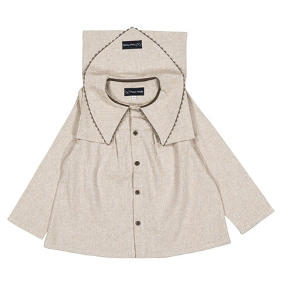 【オーダー会】 Shirt DUC - flannel beige [Maison Marelle](25AW Drop1) 【2025年12月中旬以降発送予定】
