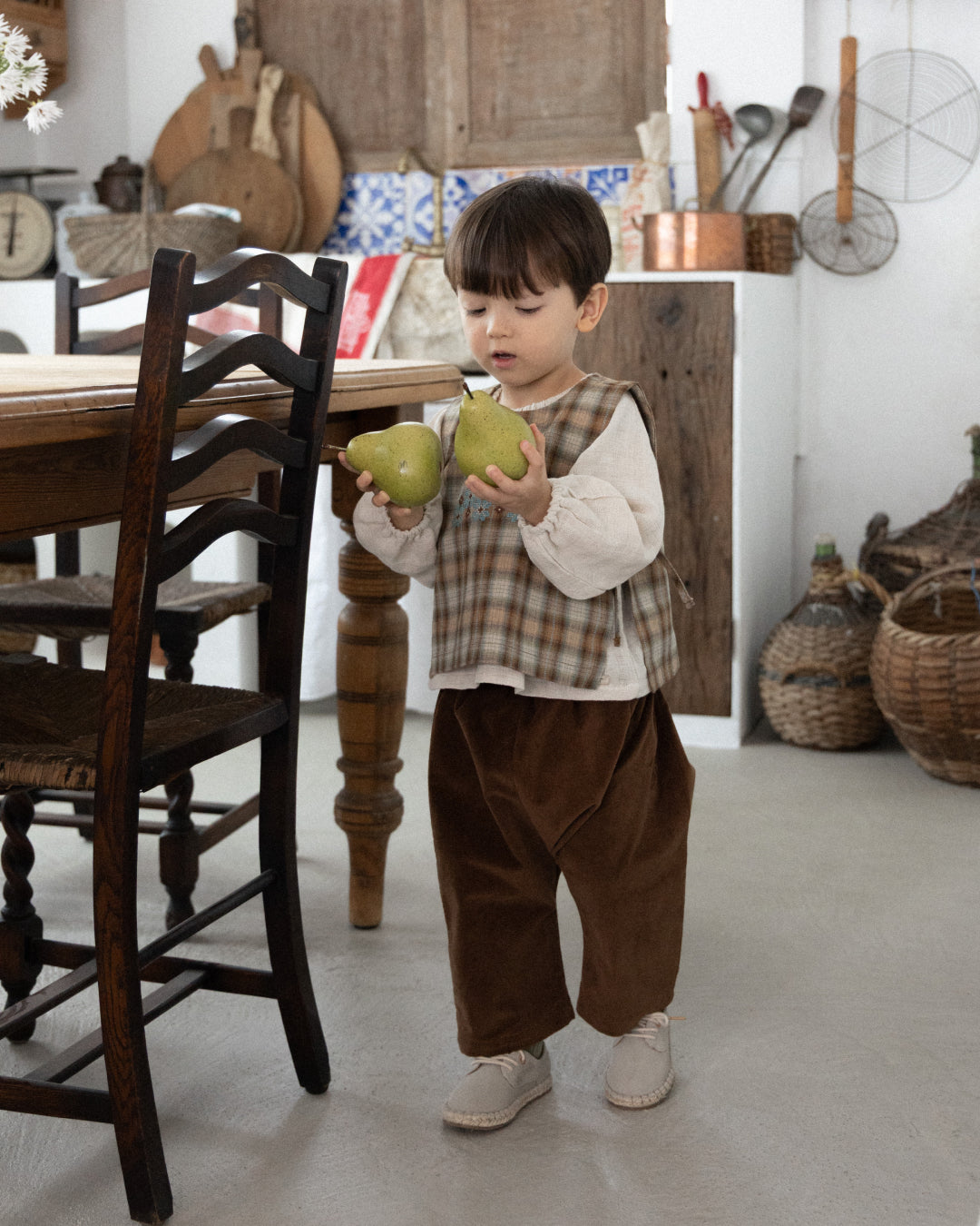 Forest Check Vest  [Doucement] (25AW)【2025年10月下旬以降お届け予定】