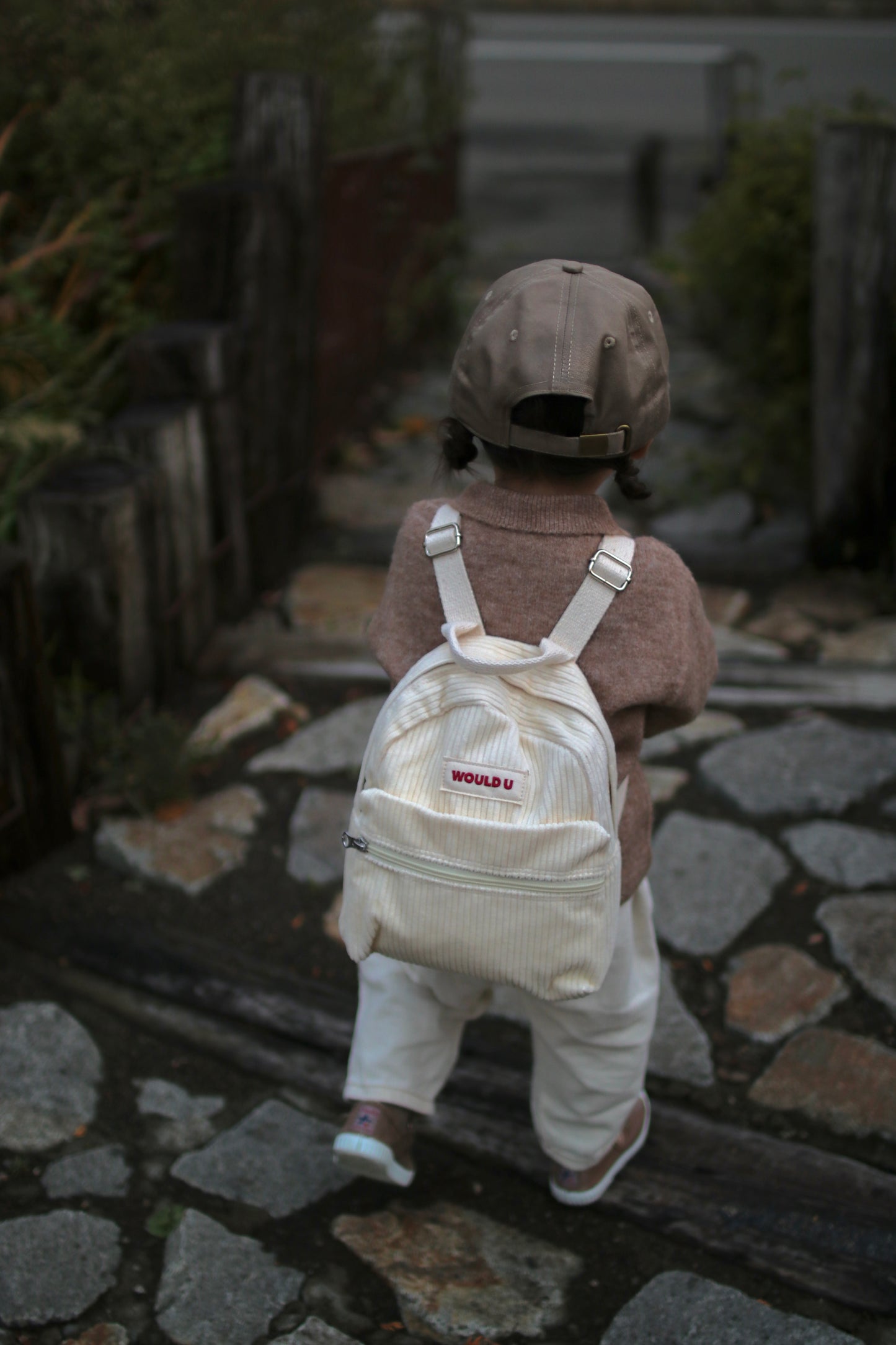 【オーダー会】Wouldu Corduroy Back Pack - Cream [wouldU]【2025年11月下旬以降順次お届け予定】