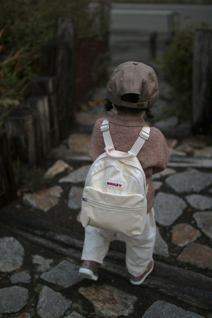 【オーダー会】Wouldu Corduroy Back Pack - Cream [wouldU]【2025年11月下旬以降順次お届け予定】