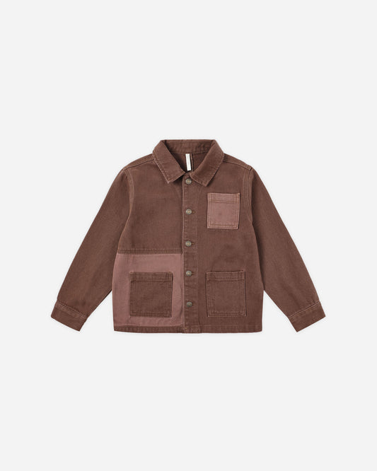 DENIM JACKET - BROWN [Rylee + Cru](25AW Drop2)