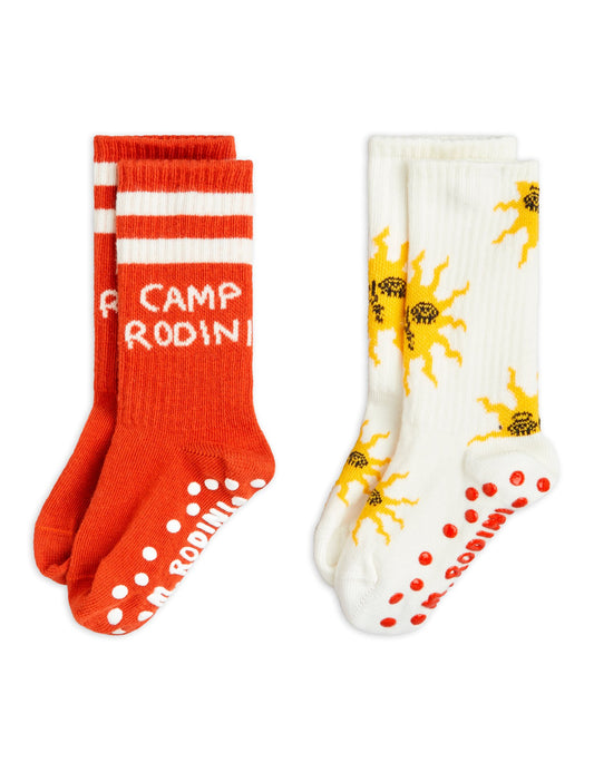 SUN 2-PACK ANTI-SLIP SOCKS [MINI RODINI](25 PRE-AW)