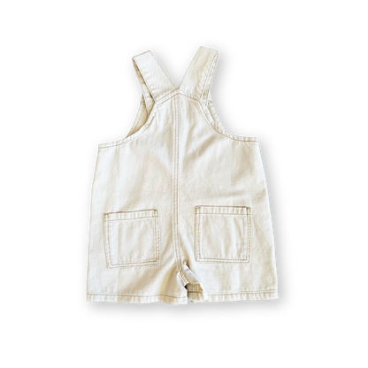 Everyday Twill Short Overalls - Milk [GROWN] (25SS)