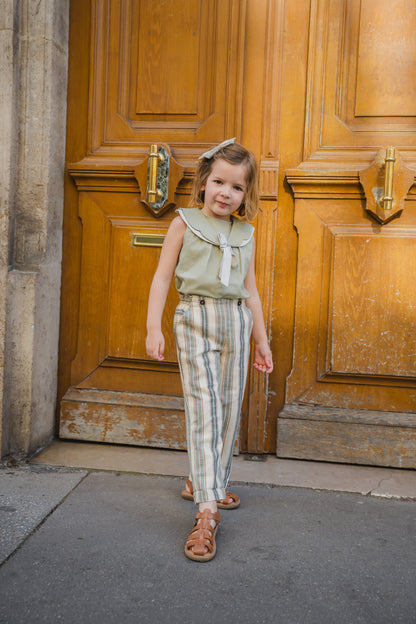 Blouse BERRI - green tea [Maison Marelle] (26SS)