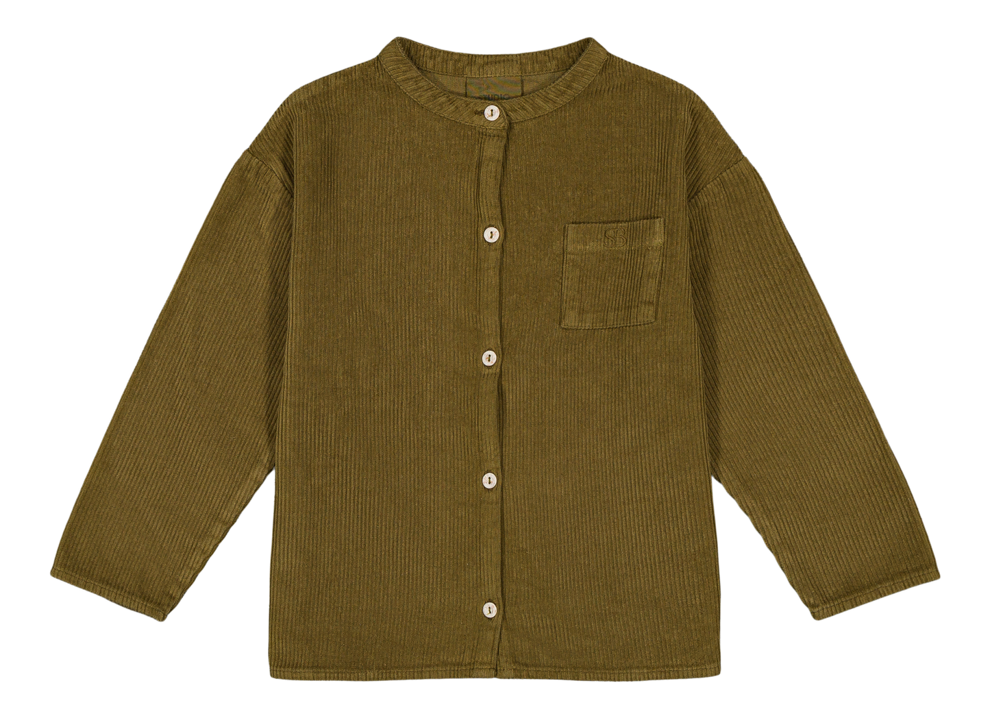 【予約販売】 JIM SHIRT - GREEN NUTRIA [STUDIO BOHEME] (25AW) 【2025年9月中旬以降入荷予定】