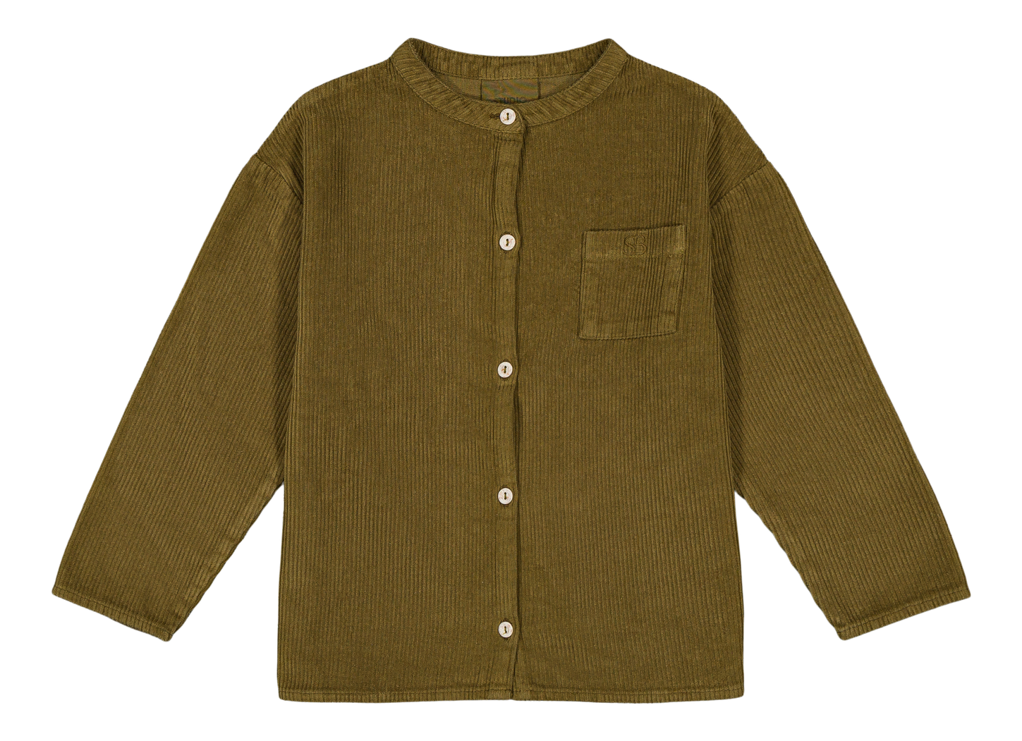 JIM SHIRT - GREEN NUTRIA [STUDIO BOHEME] (25AW)
