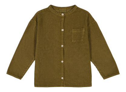 【予約販売】 JIM SHIRT - GREEN NUTRIA [STUDIO BOHEME] (25AW) 【2025年9月中旬以降入荷予定】