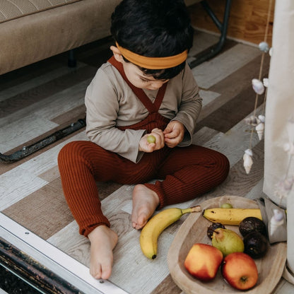 Hippy Footless Tights With Braces - Cinnamon [SILLY Silas]