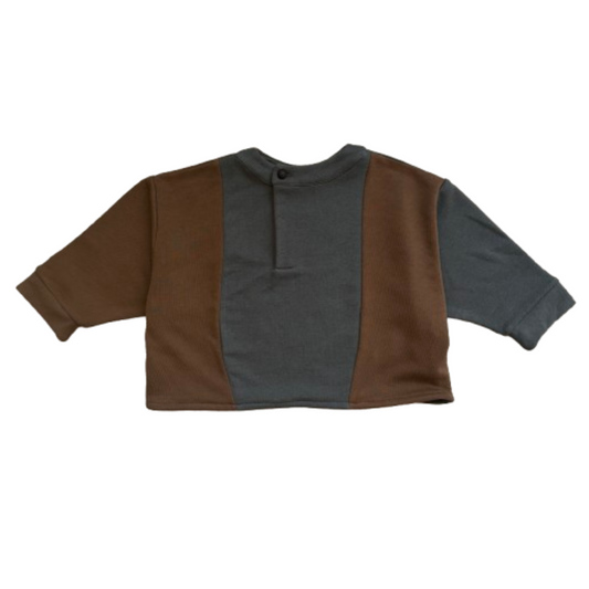 Adam Top - Tan / Bottle Green [HELLO LUPO] (25AW)