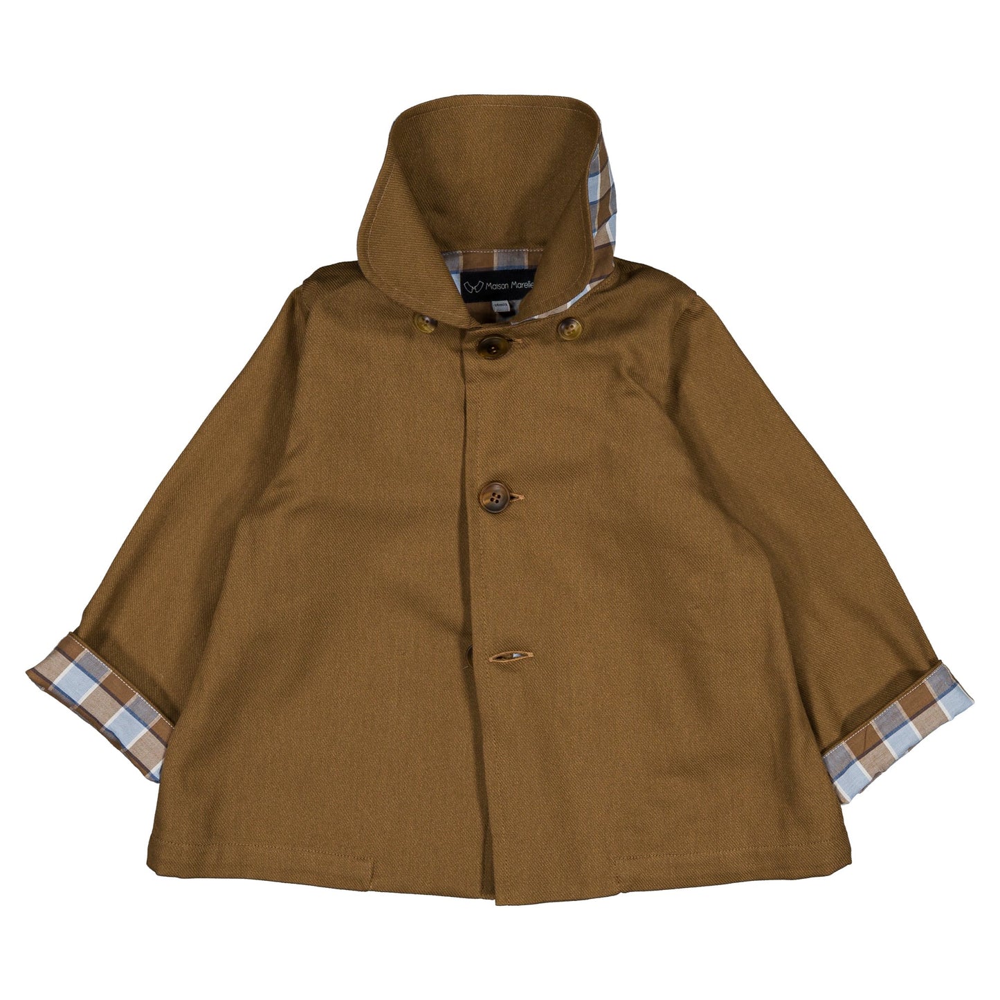 Jacket mid season VERNNEUIL - HONEY BROWN [Maison Marelle](25SS DROP2)