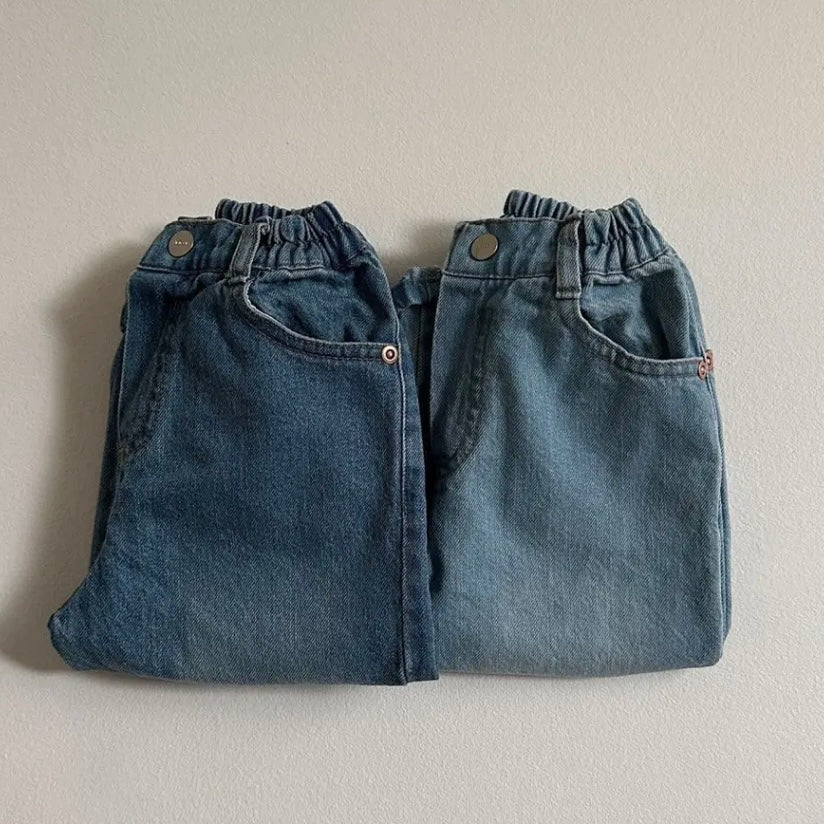 [digreen] cutting denim pants (ice blue) - SS24