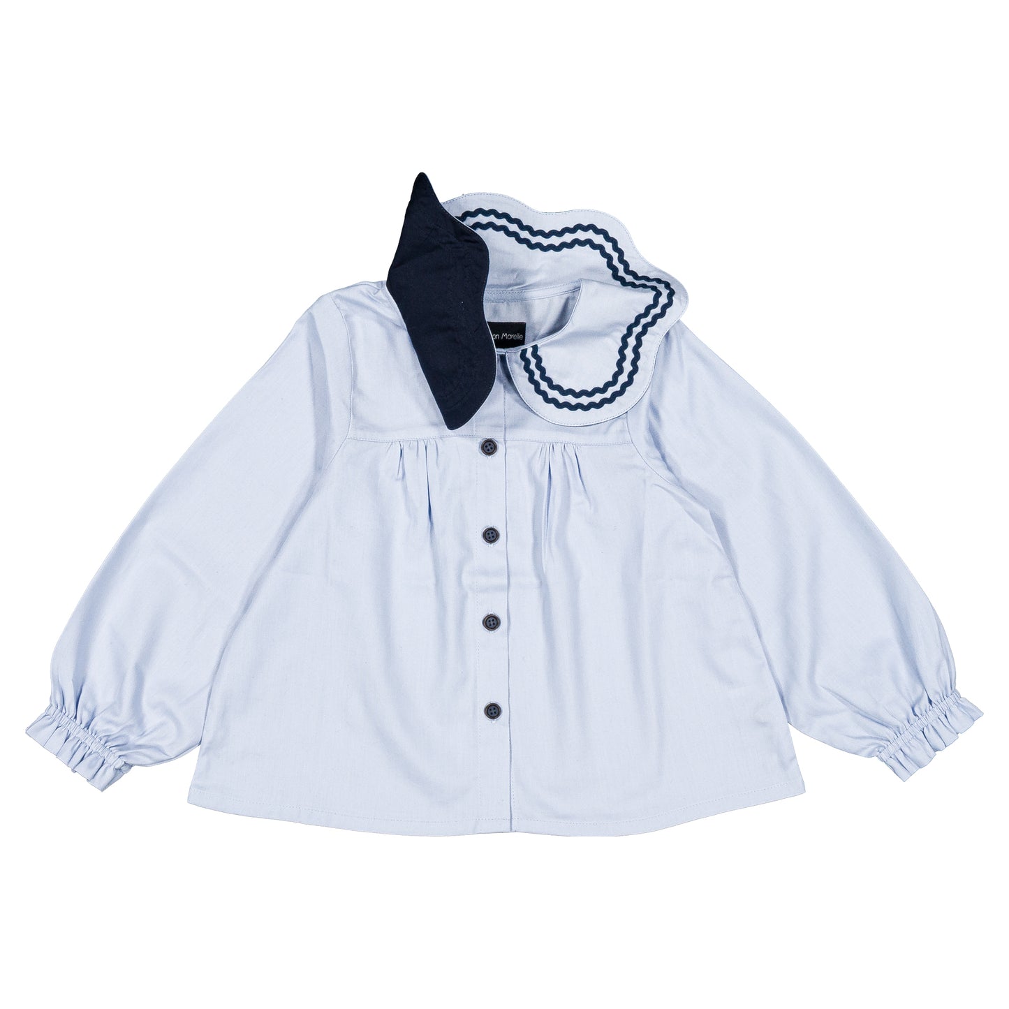 【オーダー会】 Shirt PASSY - soft blue [Maison Marelle](25AW Drop1) 【2025年12月中旬以降発送予定】