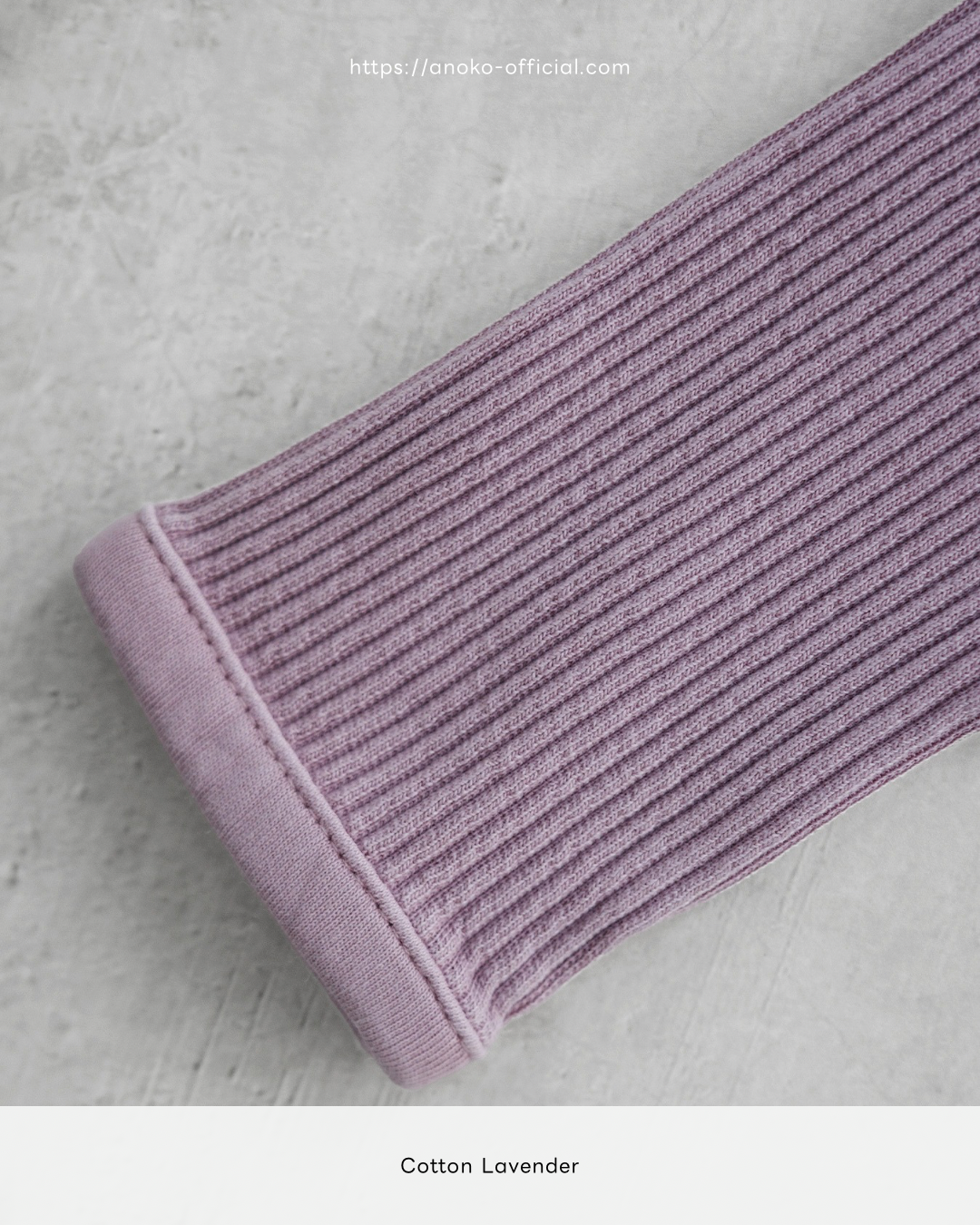 Longsleeve baby suit - Cotton Lavender [EARTH THE ARCHIVE] (26AW)