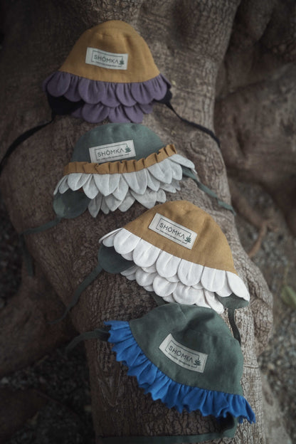 【オーダー会】'PANSY' LINEN FLOWER HAT [SHOMKA] 【2026年4月中旬以降順次発送】