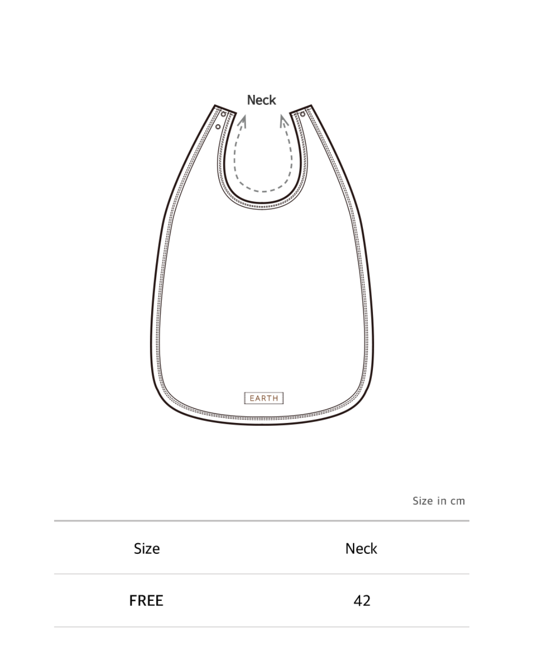 Organic Wash Bib [EARTH THE ARCHIVE] (26AW)