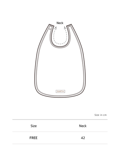 Organic Wash Bib [EARTH THE ARCHIVE] (26AW)