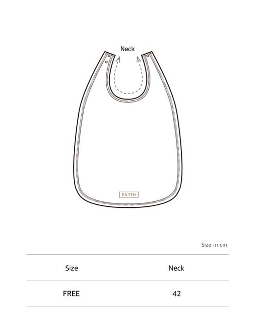 Organic Wash Bib [EARTH THE ARCHIVE] (26AW)
