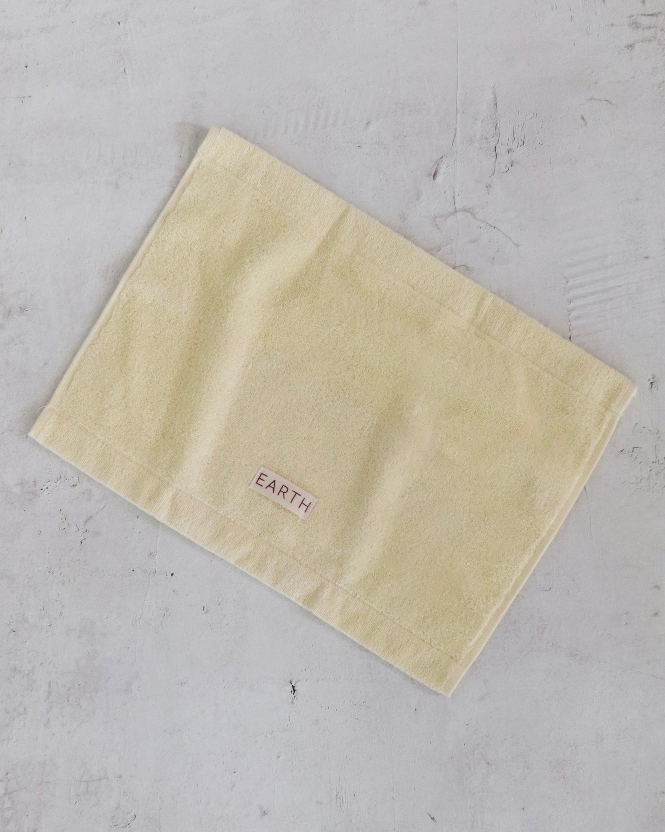 Hand towel - Yellow [EARTH THE ARCHIVE] (26AW)