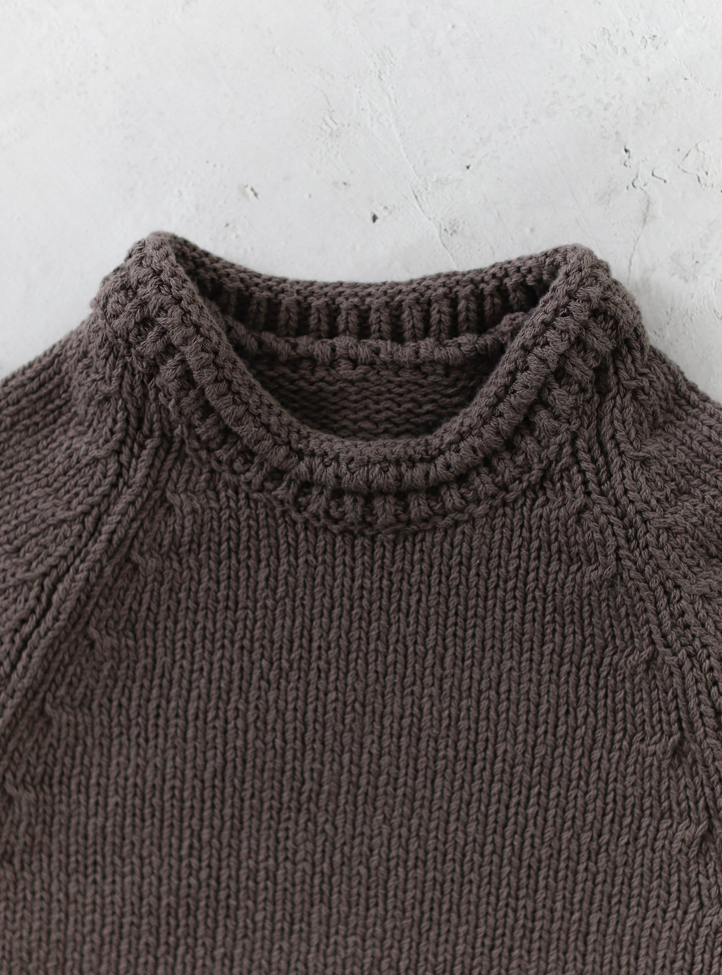 Knit top - Brown [EARTH THE ARCHIVE] (26AW)
