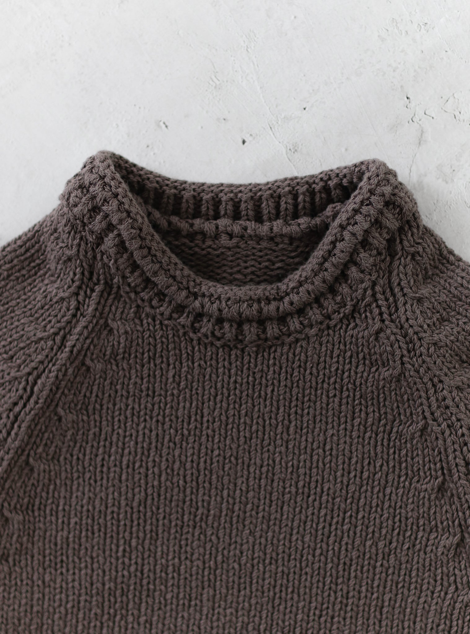 Knit top - Brown [EARTH THE ARCHIVE] (26AW)