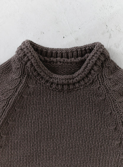 Knit top - Brown [EARTH THE ARCHIVE] (26AW)