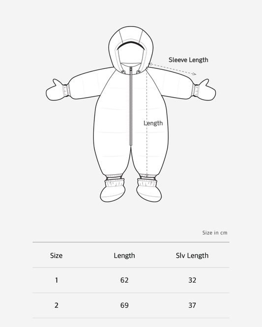 Padded jumpsuit - Cream [EARTH THE ARCHIVE] (26AW)