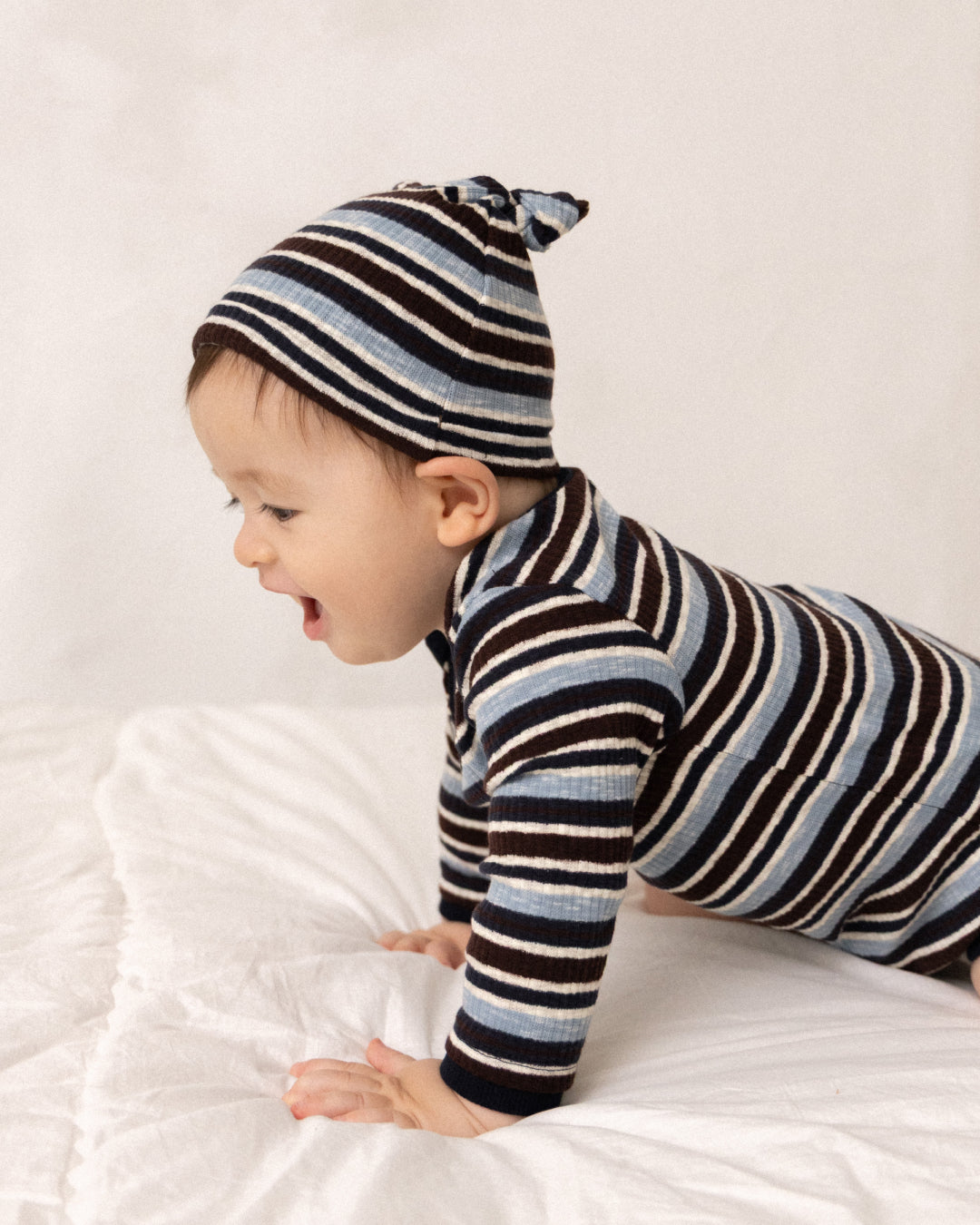 Forest ST Baby Suit Set - Midnight Blue  [Doucement] (25AW)【2025年10月下旬以降お届け予定】