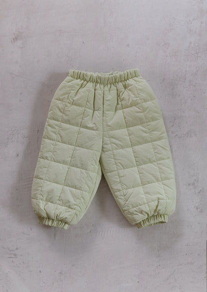 Lightweight padded pants - Light Olive [EARTH THE ARCHIVE] (26AW)