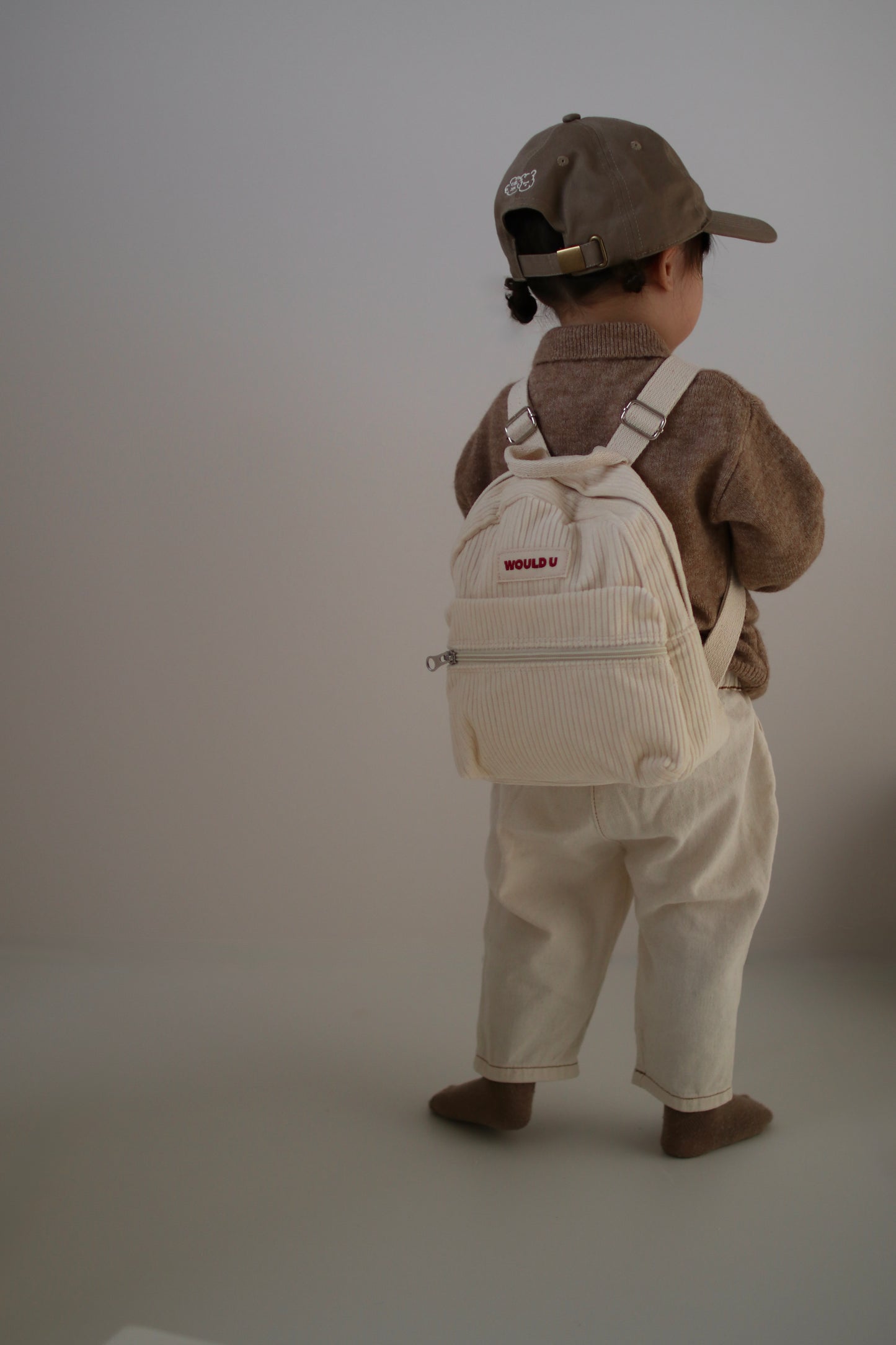 【オーダー会】Wouldu Corduroy Back Pack - Cream [wouldU]【2025年11月下旬以降順次お届け予定】