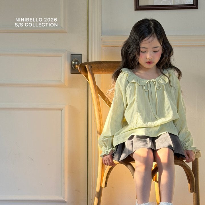 【予約販売】Blossom Blouse [NINIBELLO] (26SS)【2026年2月下旬以降順次発送】