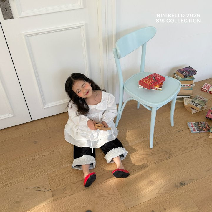 【予約販売】Bubble Cancan Blouse [NINIBELLO] (26SS)【2026年2月下旬以降順次発送】