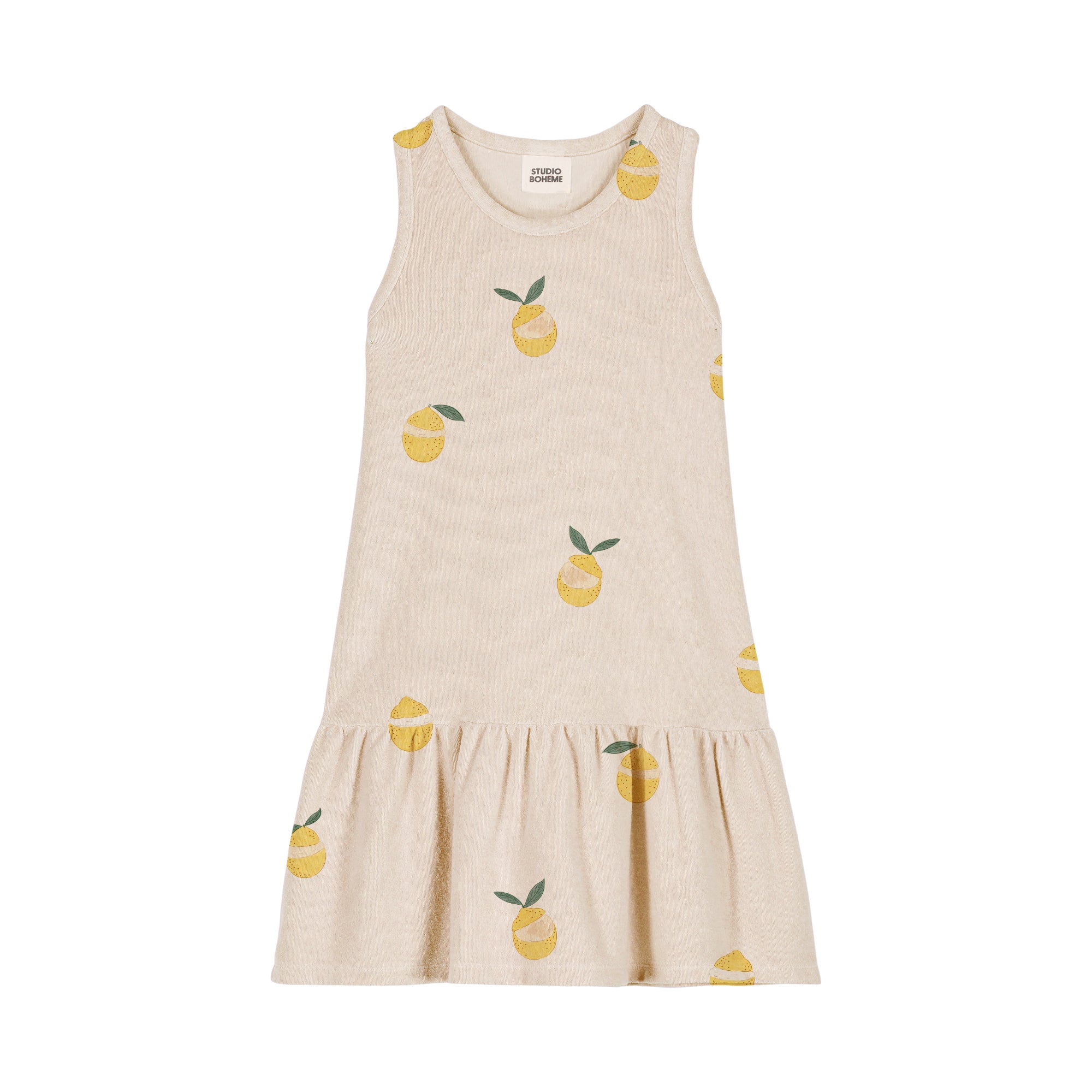DRESS PLAYA - SAND / LEMON [STUDIO BOHEME] (26SS)