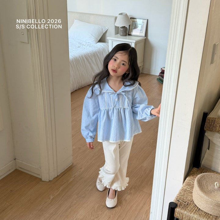 【予約販売】Little Princess Blouse [NINIBELLO] (26SS)【2026年2月下旬以降順次発送】