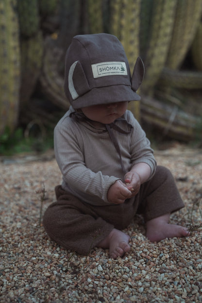 【オーダー会】'CAMEL' LINEN BONNET [SHOMKA] 【2026年4月中旬以降順次発送】