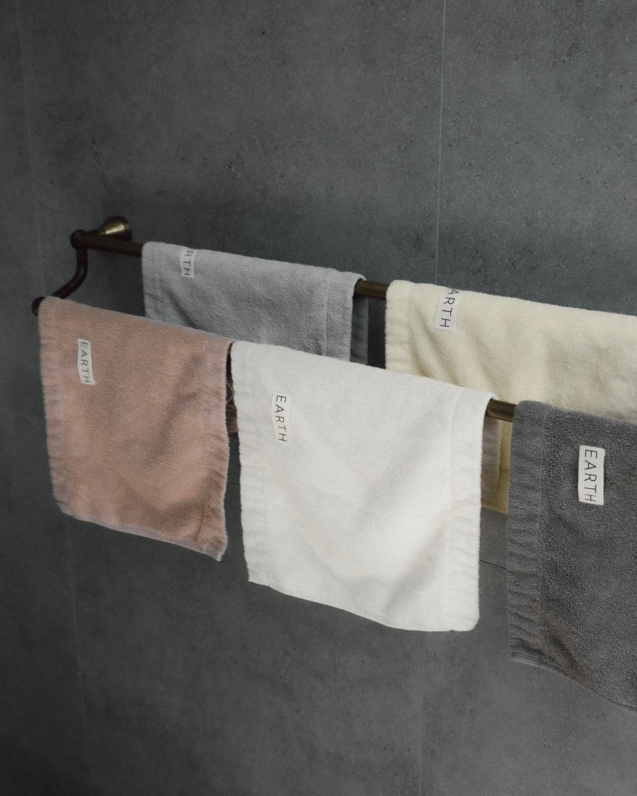 Hand towel - Peach [EARTH THE ARCHIVE] (26AW)