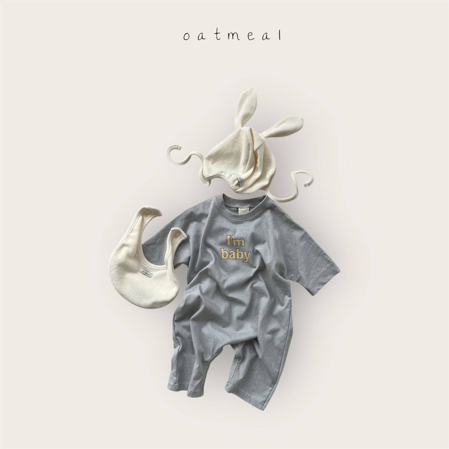 【予約商品】bebe-I am suit [Oatmeal] (26SS)【2026年3月中旬以降順次発送】