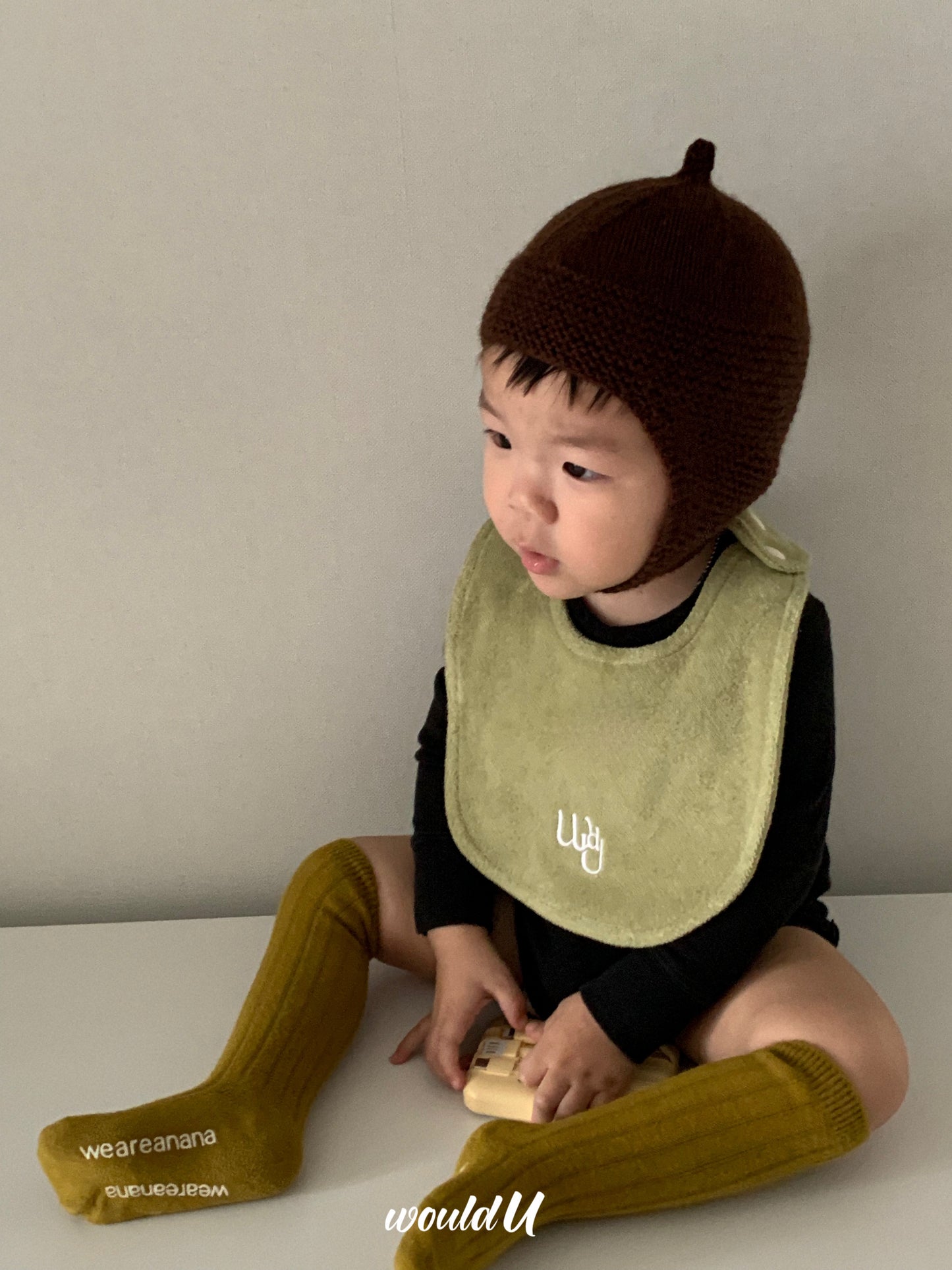 【オーダー会】cloud terry bibs [wouldU]【2025年11月下旬以降順次お届け予定】