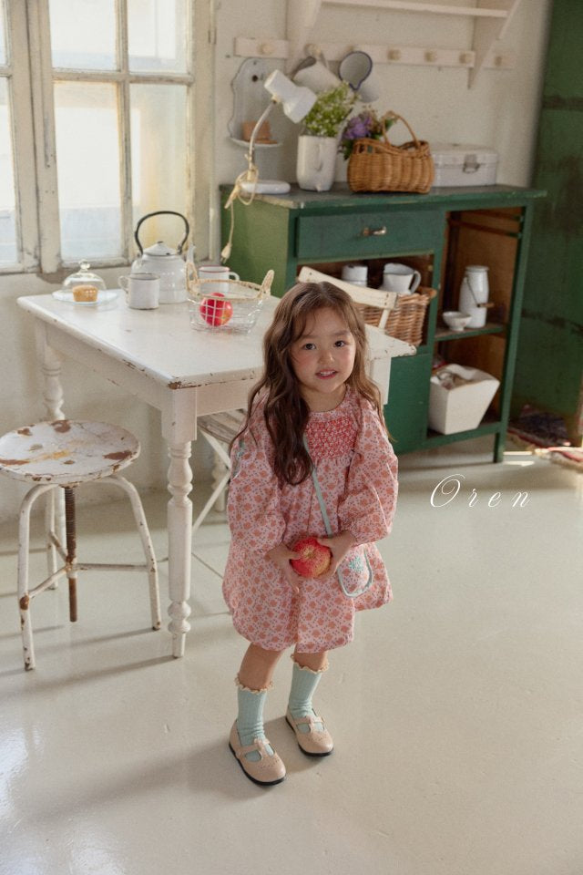 【予約商品】Daisy Smoke One Piece [Oren] (26SS)【2026年3月中旬以降順次発送】