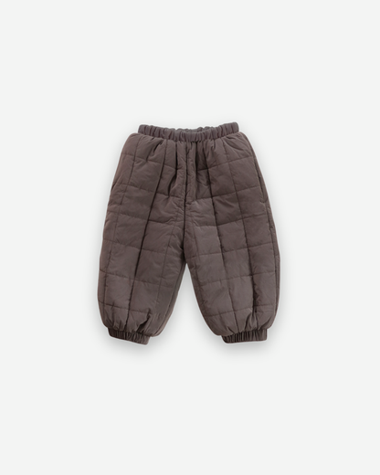 Lightweight padded pants - Brown [EARTH THE ARCHIVE] (26AW)