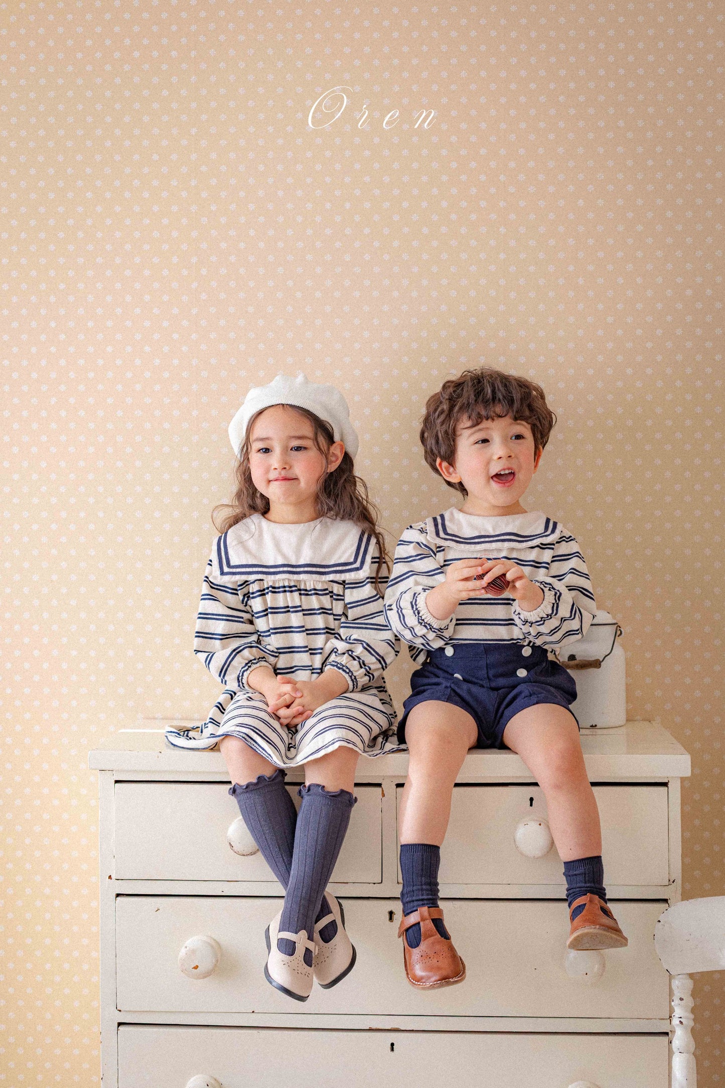 【予約商品】Marine st top and bottom [Oren] (26SS)【2026年3月中旬以降順次発送】